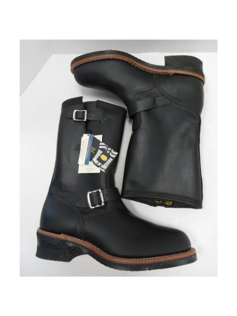 Chippewa Boots 11 E Leather Engineer Biker Vibram 1901M48 USA NEW